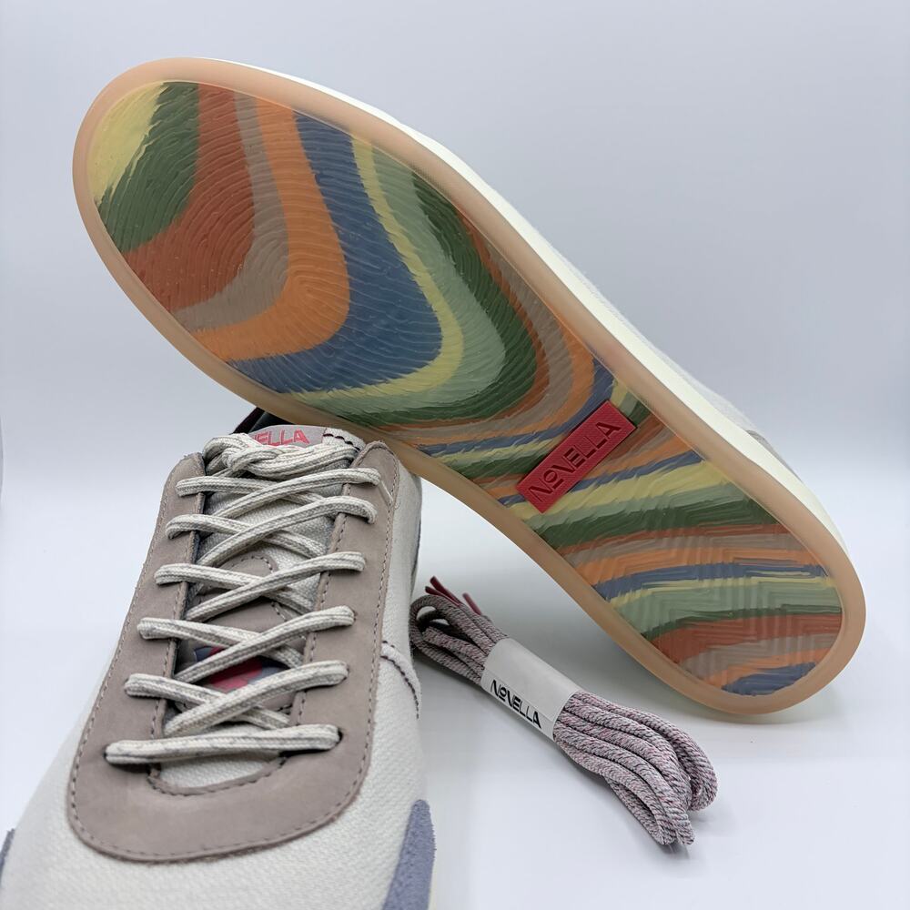 Novella Men's Premium Multi-Color Suede Sneakers - Size 14 New NWT Luxury - Picture 6 of 7